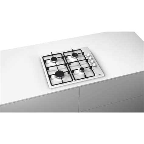 bosch series 2 58cm 4 burner gas hob white